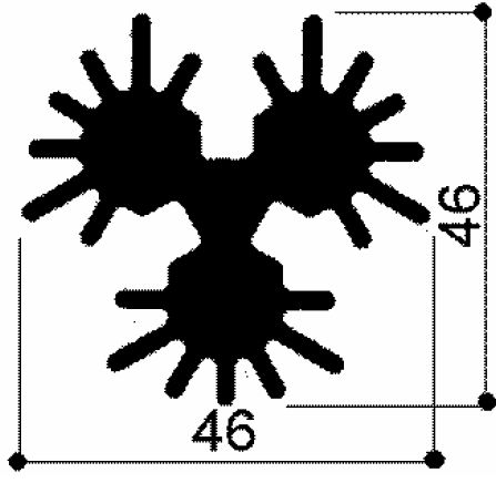 código art.FM545 : Disipadores de calor de aluminio en barras